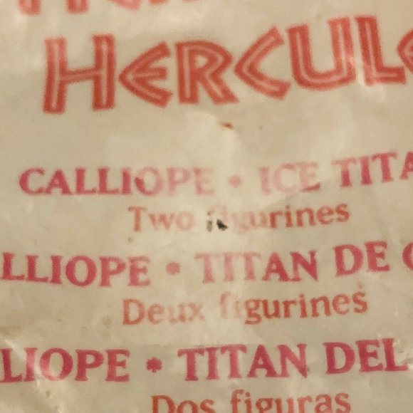 Vintage 1996 Mcdonalds Hercules Happy Meal Toy #8 Calliope And Ice Titan Sealed - Picture 9 of 9